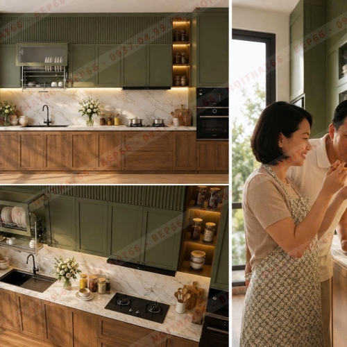 Tủ bếp chữ I mẫu 30