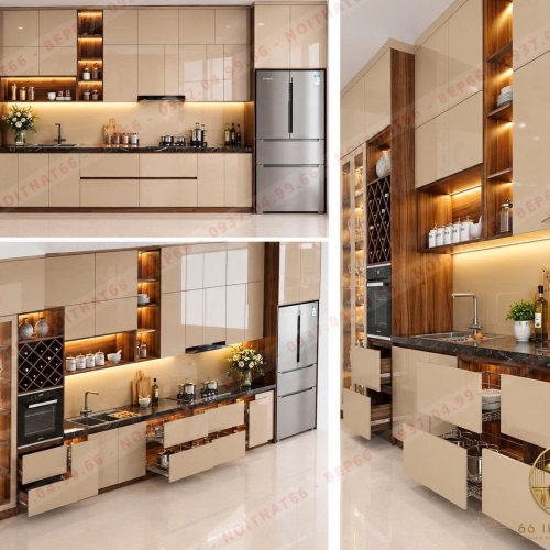Tủ bếp chữ I mẫu 05
