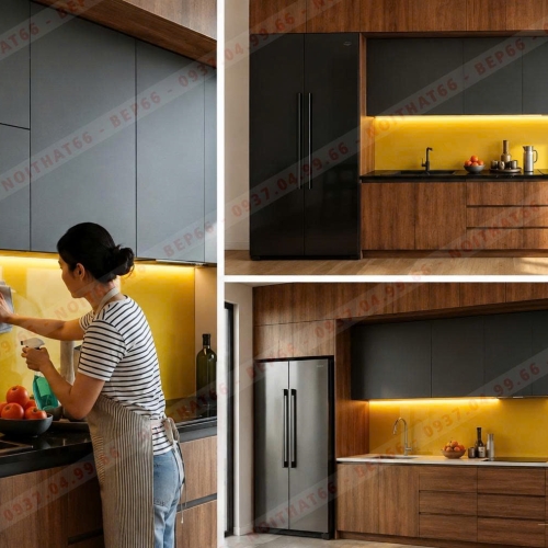 Tủ bếp chữ I mẫu 24