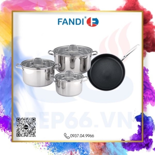 Bộ Nồi Cao Cấp Fandi Smart Ruby