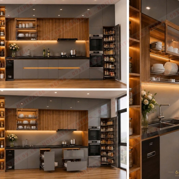 Tủ bếp chữ I mẫu 32