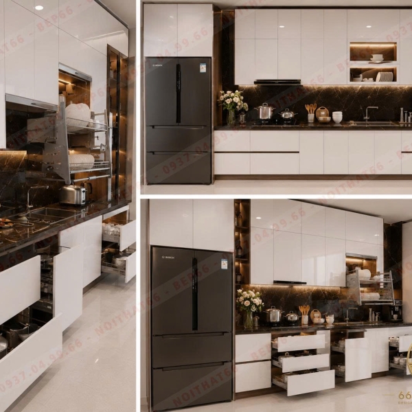 Tủ bếp chữ I mẫu 26