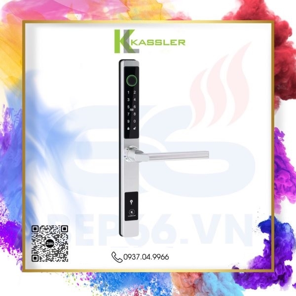 KHÓA CỬA NHÔM KASSLER KL-599 CW MÀU XÁM