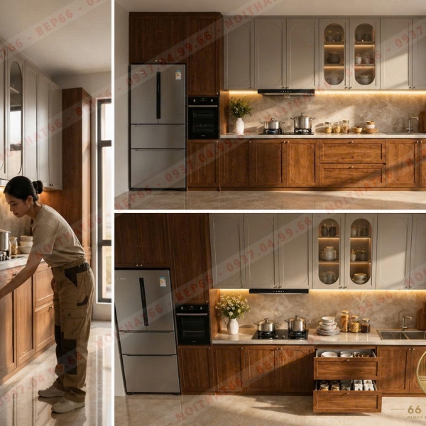 Tủ bếp chữ I mẫu 29