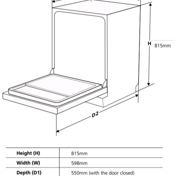 MÁY RỬA BÁT KAFF KF-BISW12