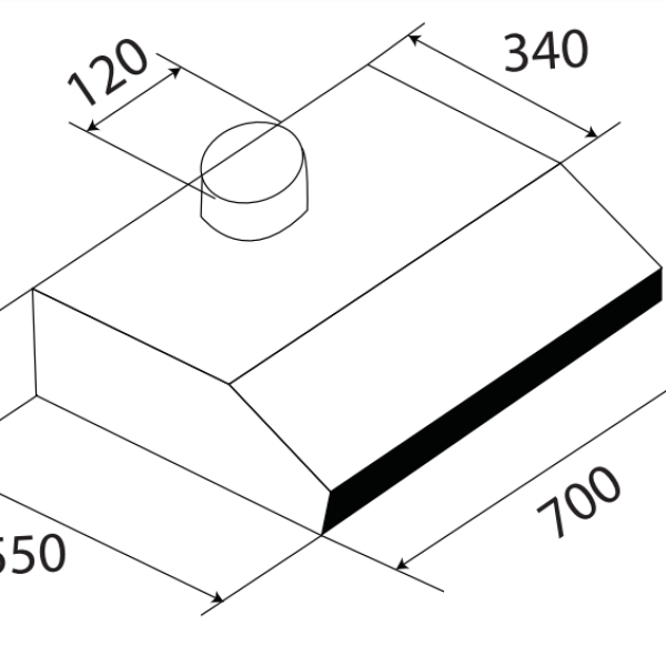 MÁY HÚT MÙI KAFF KF-700W