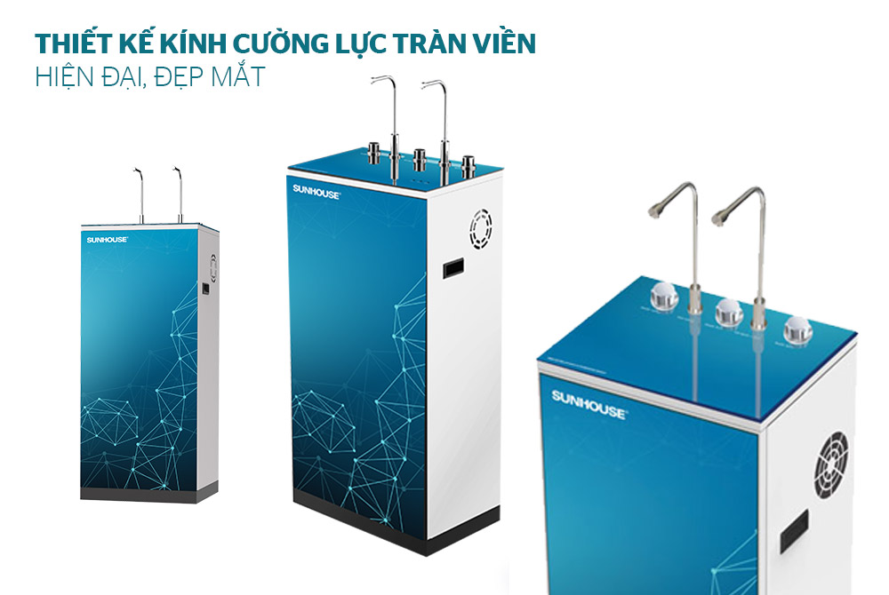 Máy lọc nước R.O nóng lạnh 9 lõi SUNHOUSE SHA76211CK 01